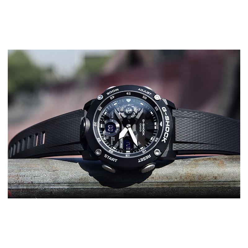 Casio G-SHOCK YOUTH Series Three Needles Three Eyes Unicorn Dual Display Multi-scale Waterproof Shockproof Antimagnetic Carbon Fiber GA-2000S-1APR