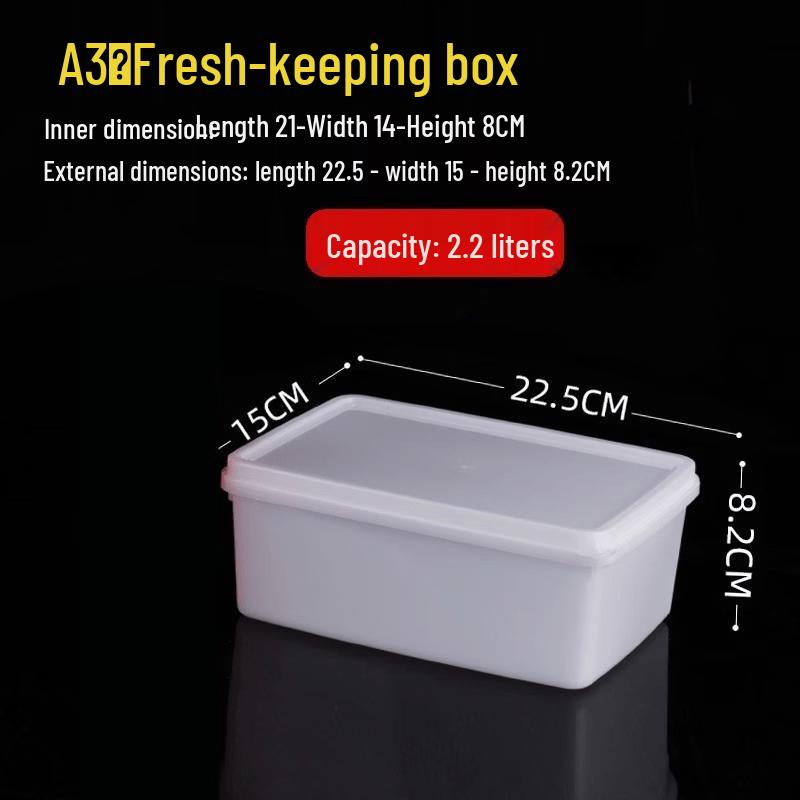ZISIZ Transparent Plastic Food Storage Containers