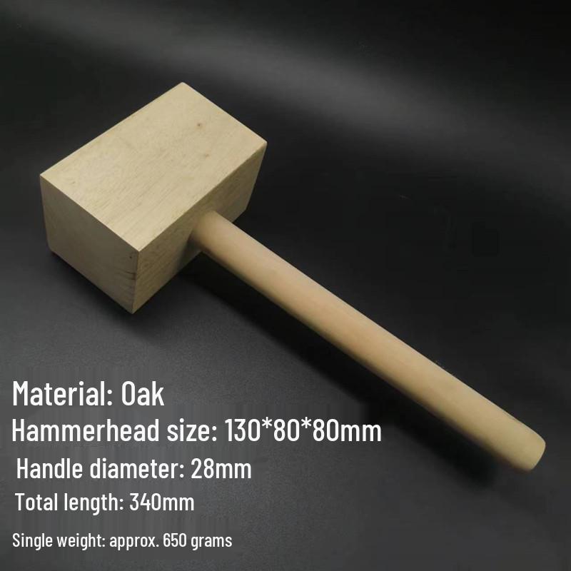 Wooden Batik DIY Kids' Hammer - Handmade Solid Wood Toy Hammer