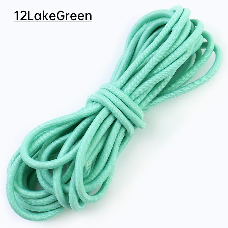 2/5/10Meters Meetee 5mm Elastic Ropes for Waistband Colored Rubber Band Clothes Bags Stretchable Cord Garment Sewing Accessories