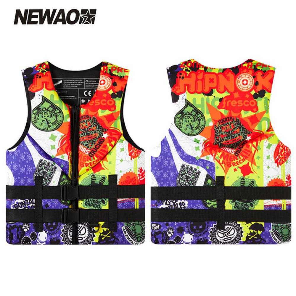 Life Jacket Kayak Adults Life Vest Surf Vest Ski Motorboats Wakeboard Raft Rescue Boat Vest Swimming Fishing Drift Life Jacket