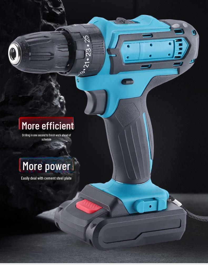 High-Power Multifunctional Lithium Electric Drill & Screwdriver Set
