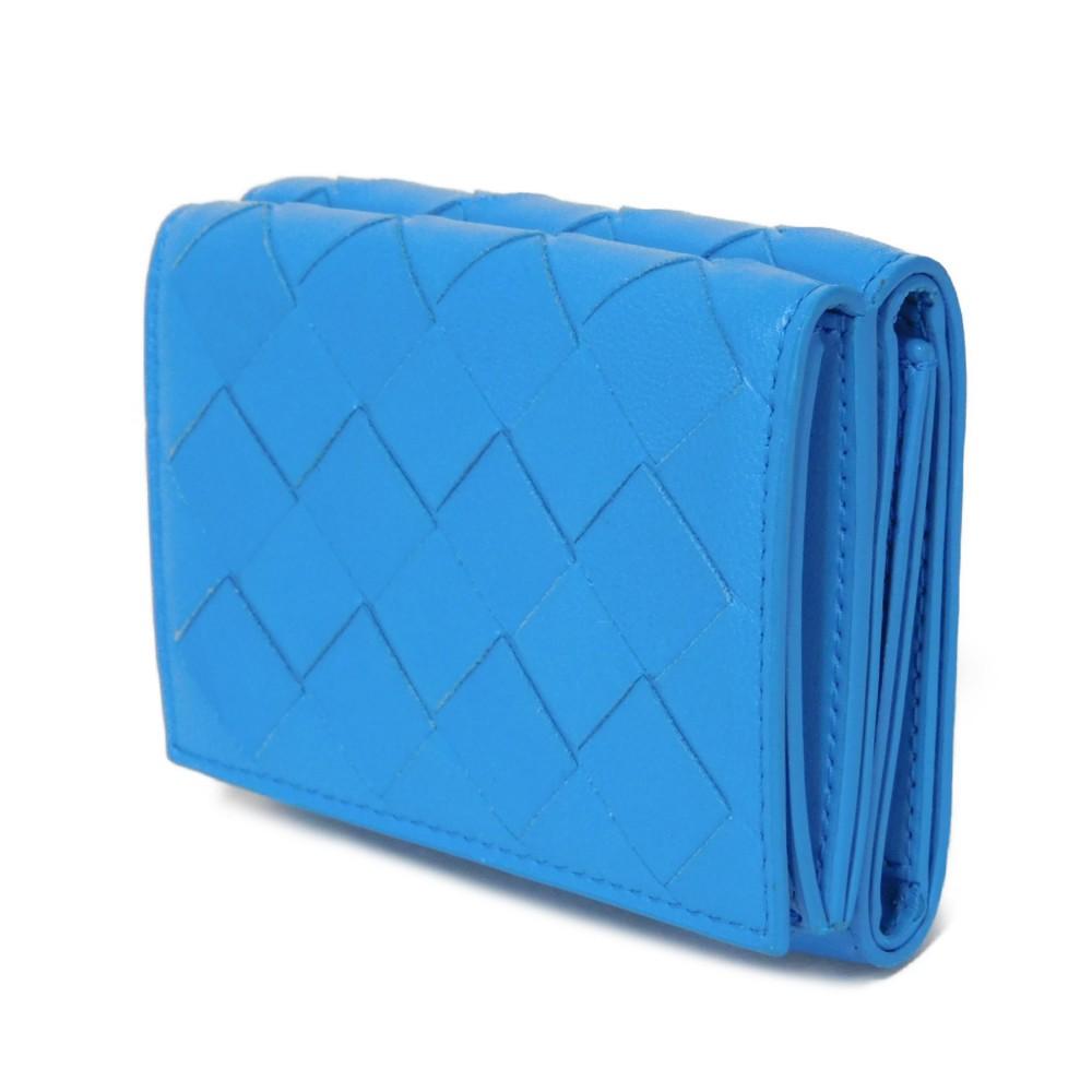 Used 11897 Tiny Mini Wallet 635561 VCPP2 4611 7942 RFID IC Chip Maxi Intrecciato Swimming Pool Unisex from Japan