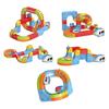 Yousheng 8/18/26/32/38Pcs/Set Magnetic Train Track Set DIY Race Car Cube Rail Building Kit Toddlers Boys Girls Gravity-Defying Electric Train STEM Toy