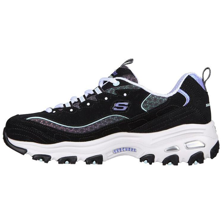 Skechers DLITES 1.0 Glowing Path Kožené Retro Nízké Tenisky pro Tátu Dámské Ležérní Tenisky 149268-BKMT