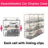 Transparent 1:64 Model Cars Display Box 1 Grids Acrylic Storage Box Dustproof Display Rack