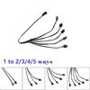1m 3m 5m Glow EL Wire Neon Cable for Christmas Dance Party DIY Costumes Multicolor Illuminated Light AA Battery  Lamp LED Strip