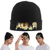 K On Logo Warm Knitted Cap Winter Knit Bonnet Hat Skullies Beanies Hip Hop Caps for Unisex