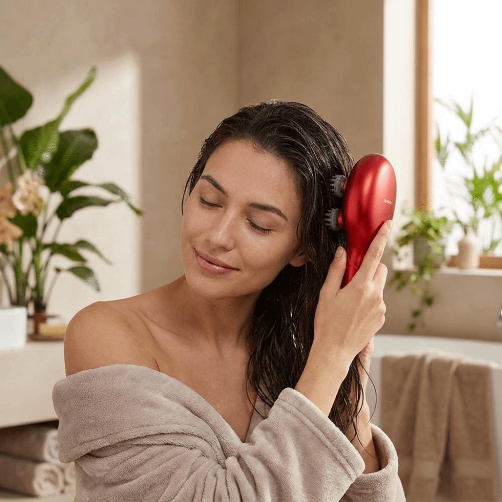 Multi-Function Electric Spray Hair Brush Large Capacity 2-In-1 Misting Hair Brush  Travel Use