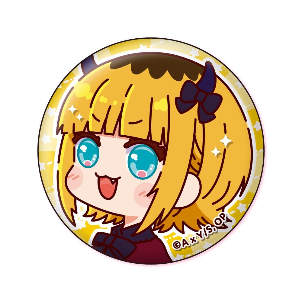 Xebec [Oshi no Ko] Muni Chara Badge 1 Box Approx. 56mm Diameter Tin and PVC