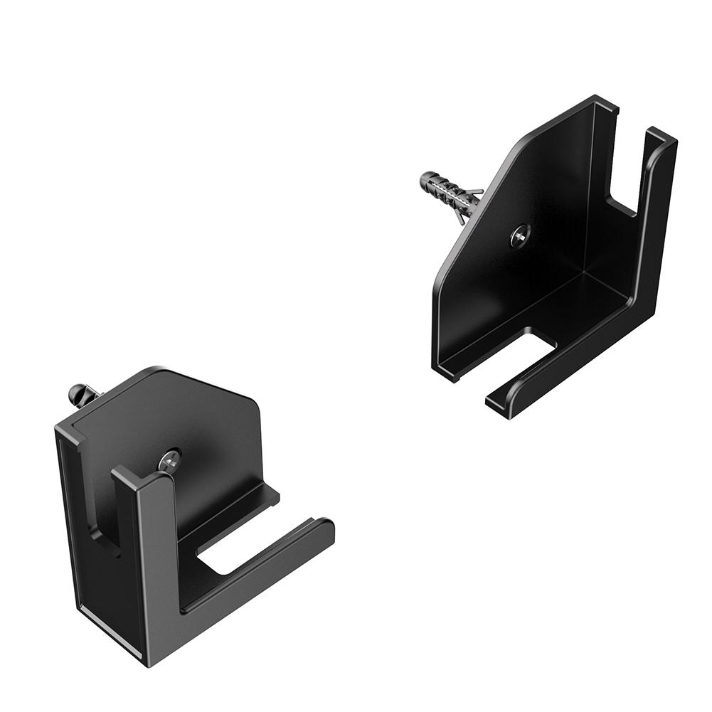 2 Sady Nástěnný držák na tablet Držák na telefon Nástěnný závěsný držák Dok Organizér kabelů Stojan pro iPad/iPhone 15/Samsung/Kindle/E-Reader