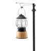LOGOS Shadow Black Lantern Pole 71905001, Black, Approx. 93cm Wide X 81cm Deep X 200-90cm High