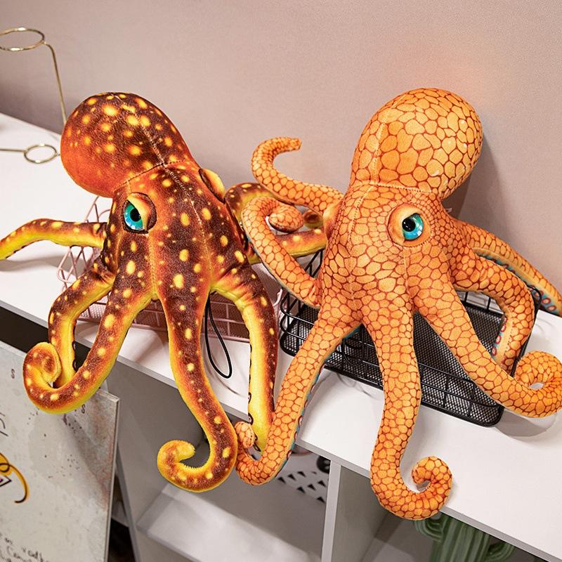 Cartoon Simulation Octopus Doll Plush Toy Marine Animal Octopus Doll Children'S Rag Doll Birthday Gift