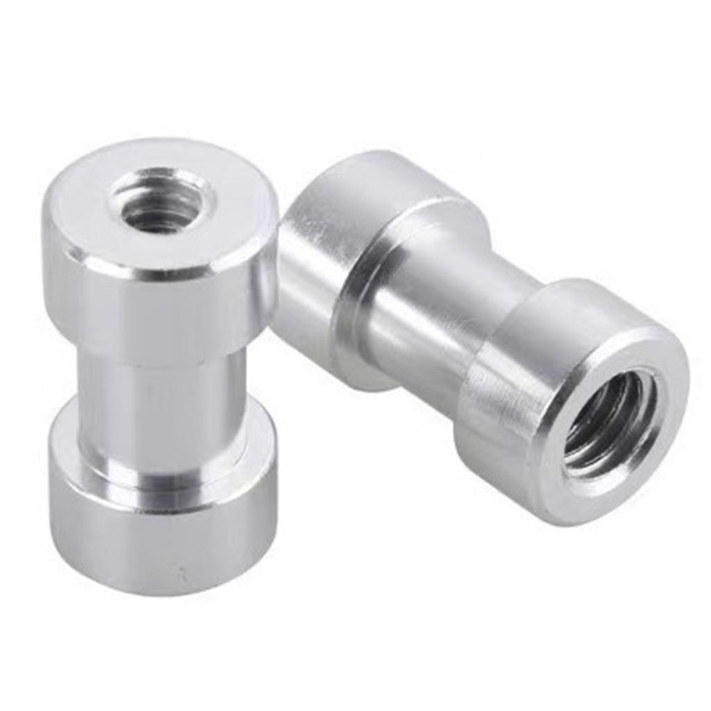 Aluminum Tripods Light Stand Adapter 3/8 Female To 1/4 Female Screw Holder for Monopods and Rail Systems