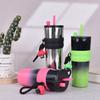 316 Stainless Steel Bingba Cup Accompanying Vacuum Straw Cup Outdoor with Lifting Rope Portable Thermos Cup Sports