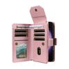 For Samsung Galaxy S24 Ultra Case with Multi-Card Holder and Strap PU Leather Phone Cover Stand