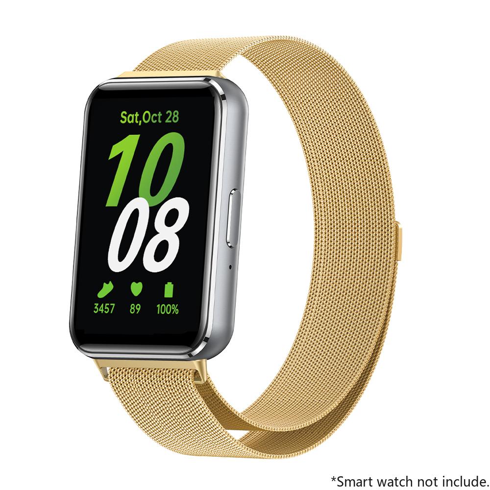 Pasek ze stali nierdzewnej do smartwatcha Samsung Galaxy Fit 3, bransoletka magnetyczna typu pętla mediolańska, opaska na nadgarstek Fit3, etui na nadgarstek