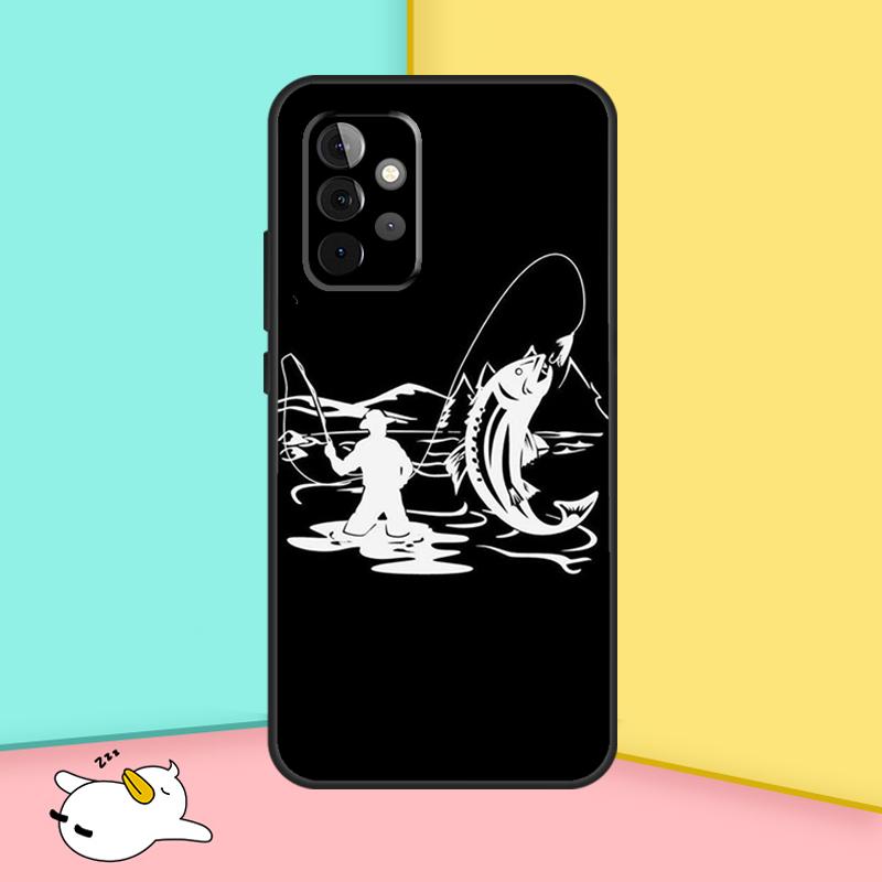 Fishing Fisherman Case For Samsung Galaxy A53 A33 A23 A13 A52 A32 A22 A12 A52S A50 A51 A71 A14 A34 A54 Cover