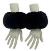 Soft Furry Wrist Sleeves for Fashionable Women and Trendy Youth Arm Warmer Multicolored Y2K Furry Wrist Cuffs