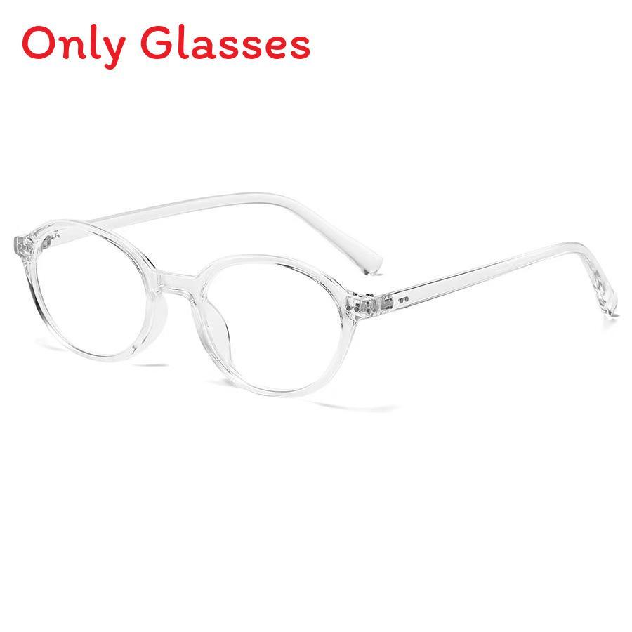 Vintage Oval Blue Light Blocking Glasses With Tortoiseshell Frame For Men Women
