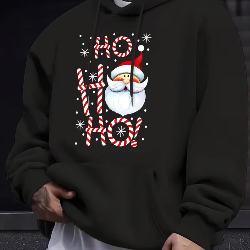 

Мужское худи в клетку в ретро-стиле на рождественскую тематику - Вечная классика XXL чёрный