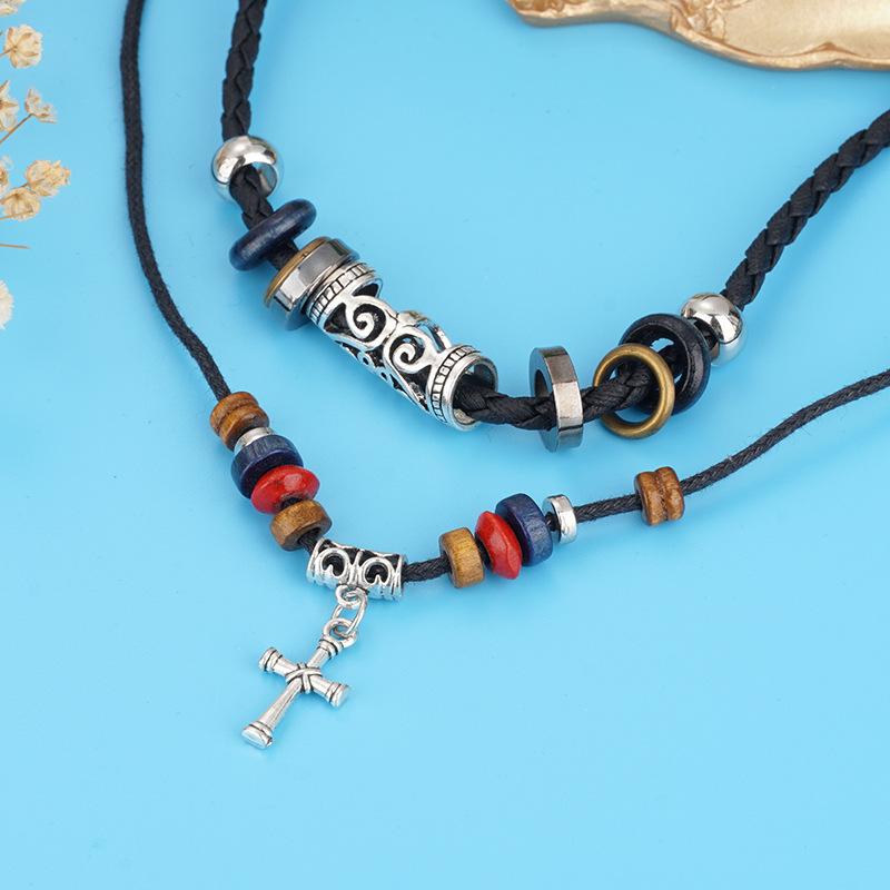 Anchor Necklace Men's Student Retro Hipster Pendant Clavicle Chain Japanese and Korean Version Couple Jewelry Gift