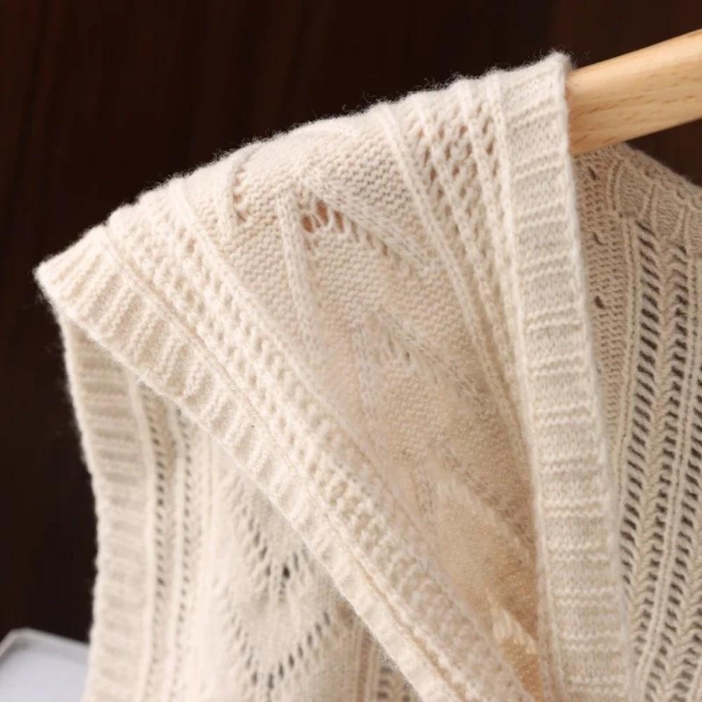 Strickschal im koreanischen Stil Strickstruktur Falscher Kragen Halsumhang Kleid Hemd Accessoire