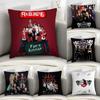 R-RBD Music Band Pillow Case Sofa Decorative Home Double-sided Print Plush Square Throw Pillow Covers Cushion Decor Cover