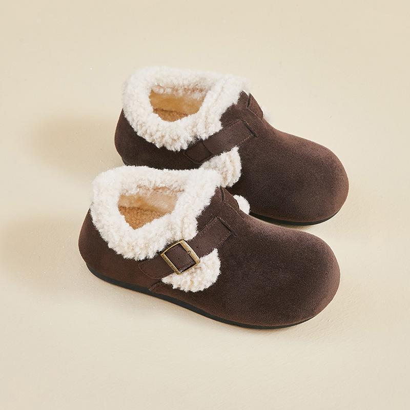 

Women s cold-proof warm padded snow boots thick-soled high anti-skid wear outdoor leisure sports a stirrup cotton boots 40