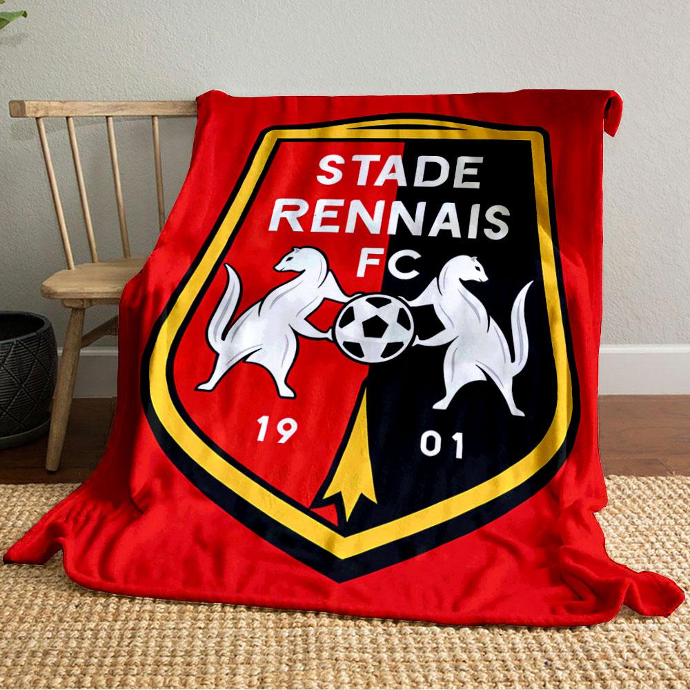 Stade Rennais FC Logo Blanket for all seasons blanket lunch break throw gift