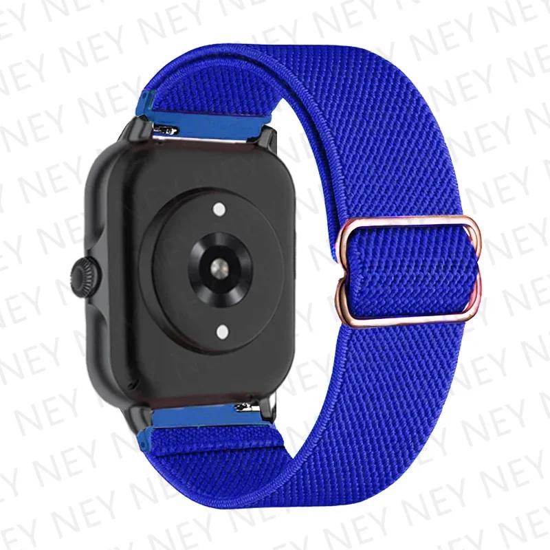 20mm/22mm Glänzendes elastisches Armband für Amazfit gts 4-3-2-2e-mini/GTR 4/3 Pro Band Amazfit Bip 5/Bip3 pro/Balance/GTS/GTR 4-3-2 Armbänder