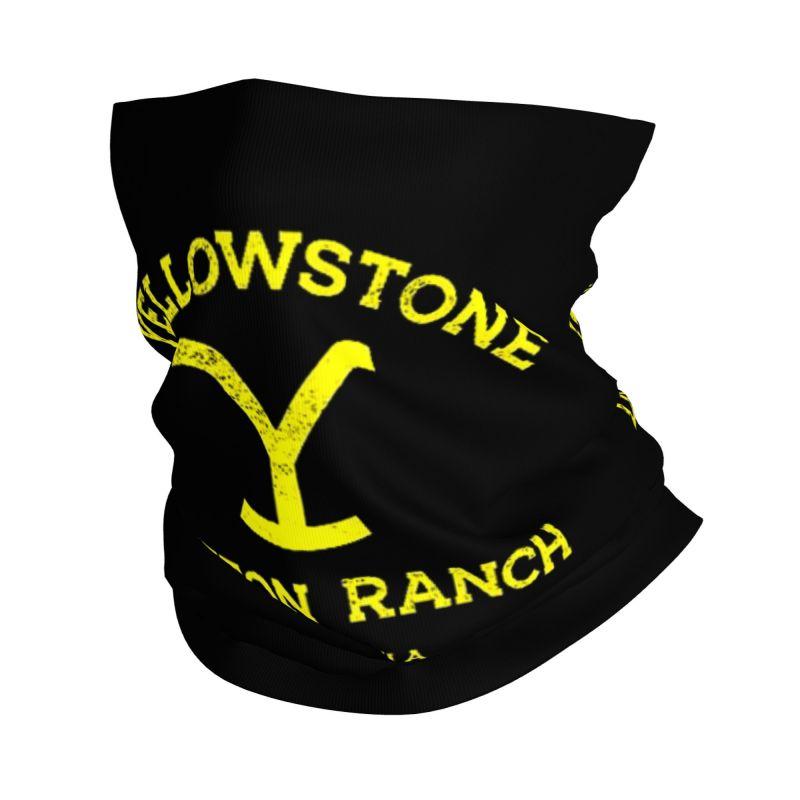 

Yellowstone Dutton Ranch Print Bandana Neck Warmer Women Men Winter Hiking Camping Tube Scarf Gaiter Motorcycle Face Cover