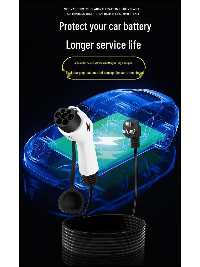 Portable Wuling Hongguang Mini EV Charger Pile for Starlight Bingo and Sunny Sky Models