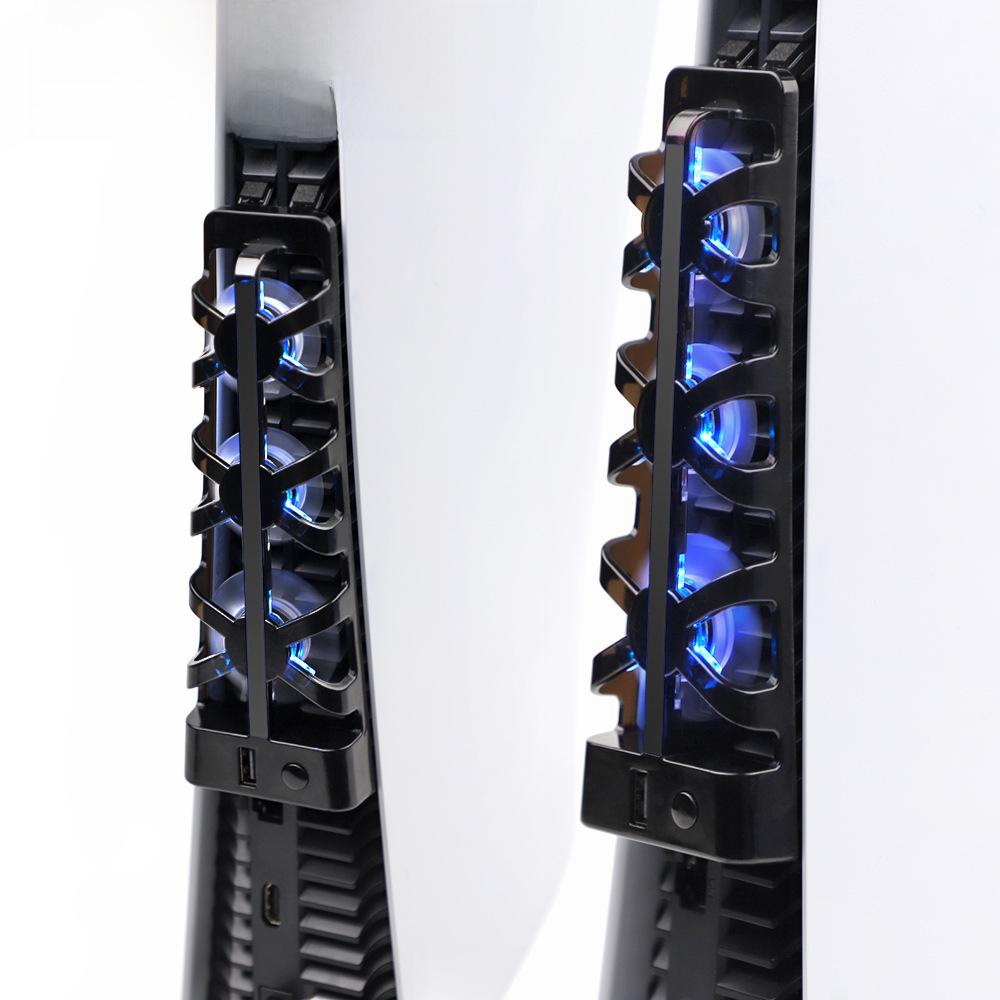 PS5 Gaming Console Cooling Fan - Compatible with Optical and Digital Versions