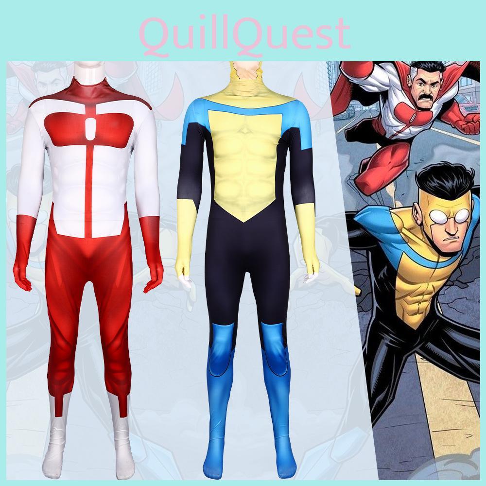 Invincible Omni Man Atom Eve Cosplay Costume Jumpsuit Halloween Gifts Party