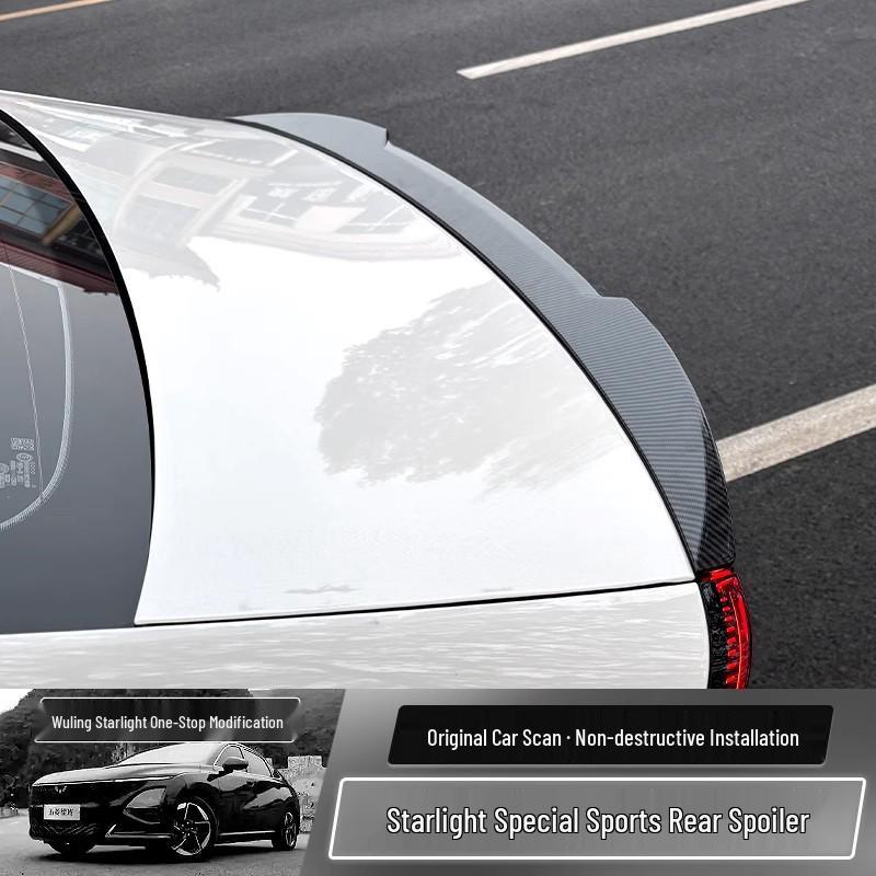 Wuling Xingguang Rear Spoiler ABS No-Drill Decorative Wing Parts