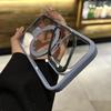 Luxury Ring Magnetic Glass Lens Stand Phone Case for iPhone 17 16 11 13 14 12 15 Pro Max Funda Magsafe Clear Protect Cover