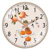 Chinese-Style Quartz Wall Clock - Modern, Punch-Free Living Room Decoration