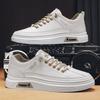 Spring 22 new low-top flat baseplate shoes student casual leather sports little white tide shoes