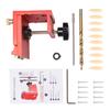 Inclined Hole Drilling Positioner, Adjustable Pocket Hole Jig Kit, 15 Degrees  Angle Aluminum Alloy Woodworking