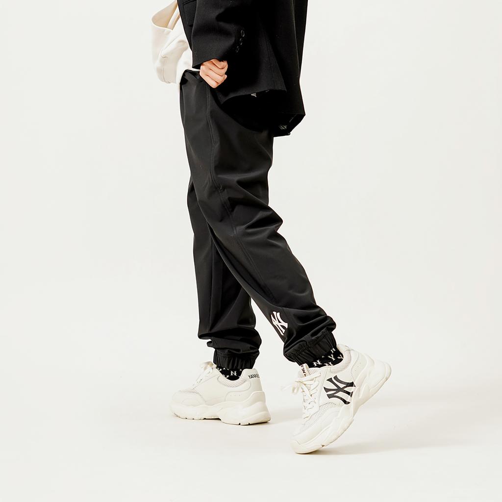 New MLB New York Yankees Knitted Sweatpants Unisex Black 3AWPC0121-50BKS