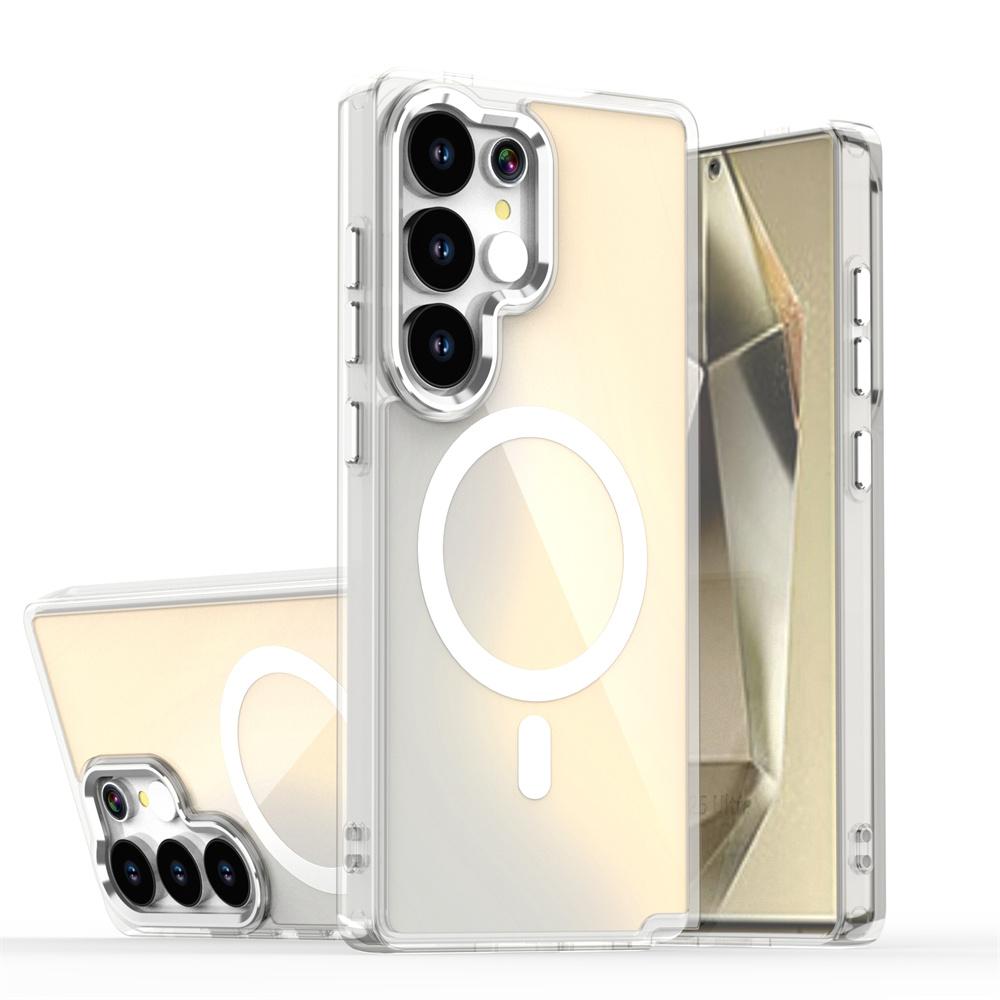 New Laser Gradient Translucent Magnetic Phone Case for Samsung Galaxy S26 S25 S24 Ultra S25FE A57 A37 A17 A56 For Magsafe Cover