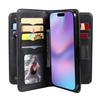 For iPhone 17 Leather Case with 10 Card Holder Phone Cover Stand