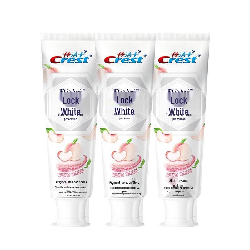 

Crest Whitening Toothpaste, Okayama Peach Flavor, 3-Pack