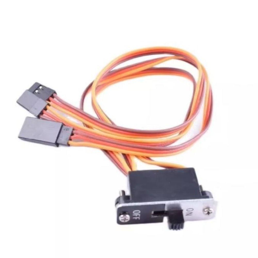 Plastic Heavy Duty RC Aluminum Power Switch Medium Aluminum Shell Switch  For RC Airplane