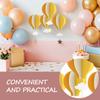 4pcs Colorful Hot Air Balloon Hanging Decoration Hanging 3D Hot Air Balloon with Star and Cloud Nursery Room for Home Baby