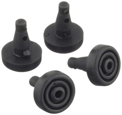 Z2710 91743 Top Case Moto/Boîte Arrière Pièces Pièces de Rechange Ensemble Caoutchoucs de Base (Lot de 4)