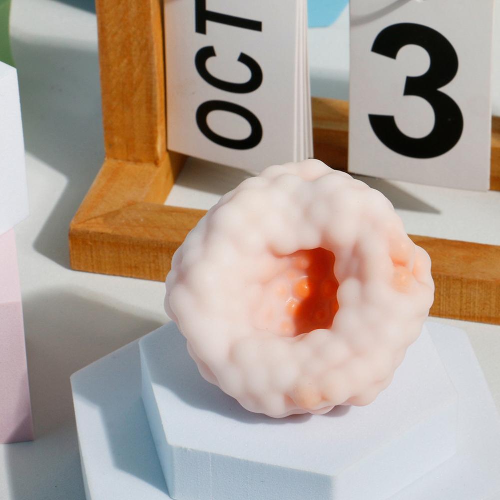 Realistic Mochi Texture Slow Rebound Stress Ball Soft Sensory Fidget Toy Stress Relief Toy for Adults Kids Gift