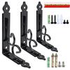 Wall-Mounted Iron Art Bookshelf/Planter Support