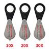 Magnifying Glass with Light 10X/20X/30X Magnifying Lens Handheld Magnifier Magnifying Glass for Jewelry Coin Inspection